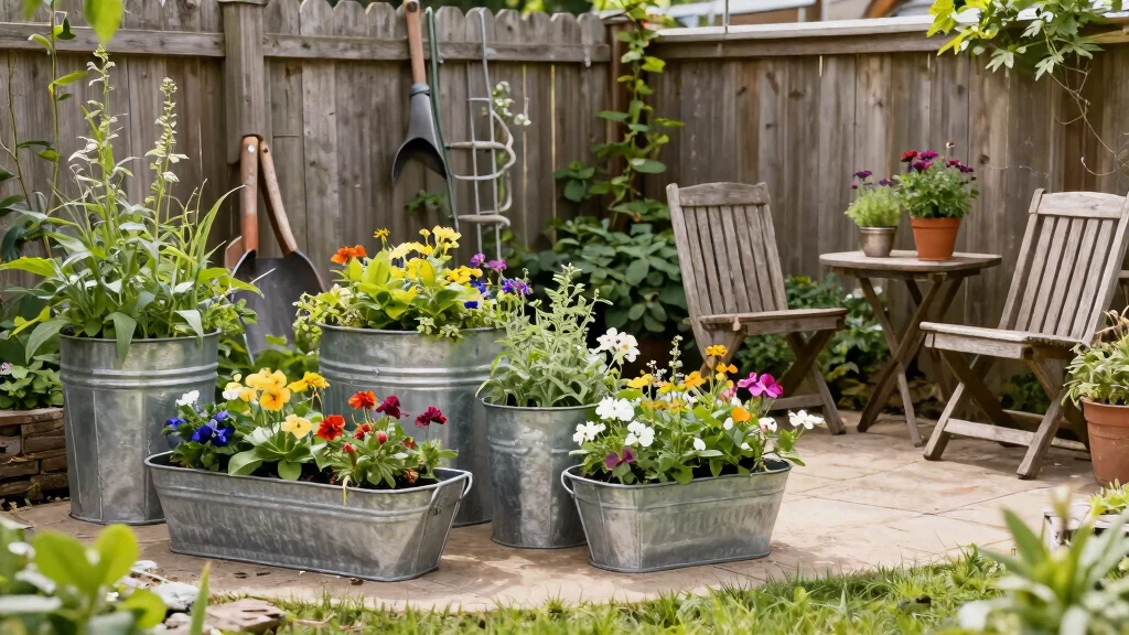 12 Galvanized Planter Concepts That Add Farmhouse Charm on a Budget