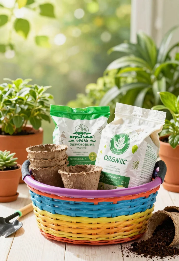 12 Gardening Gift Basket Ideas for Plant Lovers Who Have Everything - 10. Sustainable Potting Supplies 1