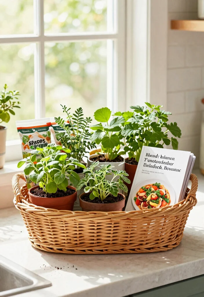 12 Gardening Gift Basket Ideas for Plant Lovers Who Have Everything - 12. Aromatic Herb Garden Kit 1