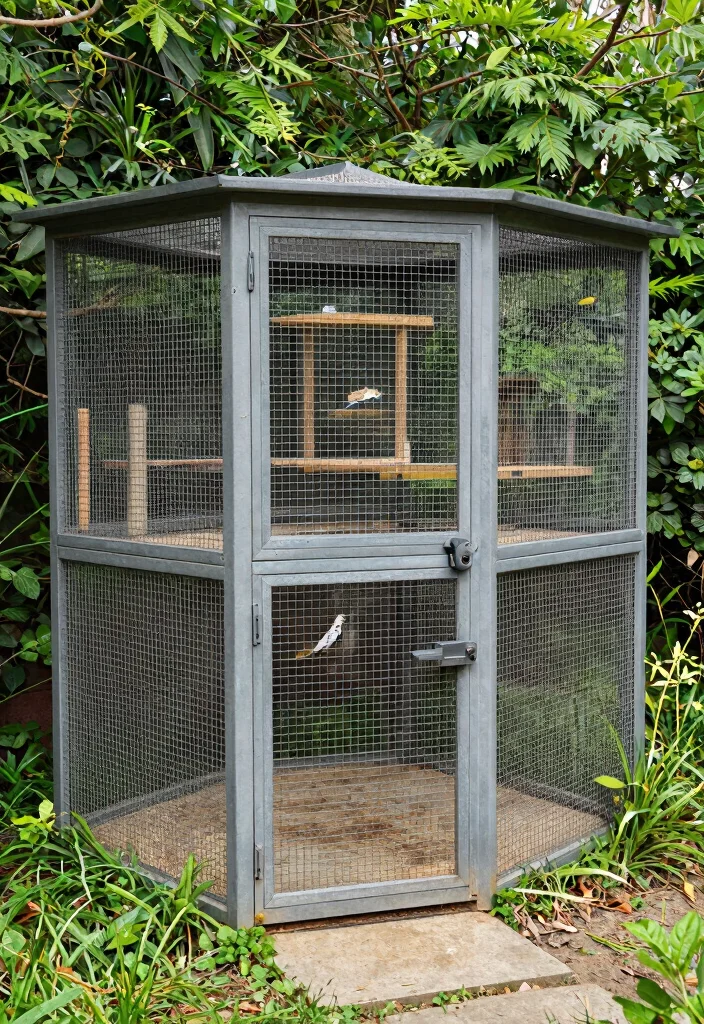 12 Outdoor Aviary Ideas That Protect Birds From Predators and Weather - 8. Predator-Proof Designs 1
