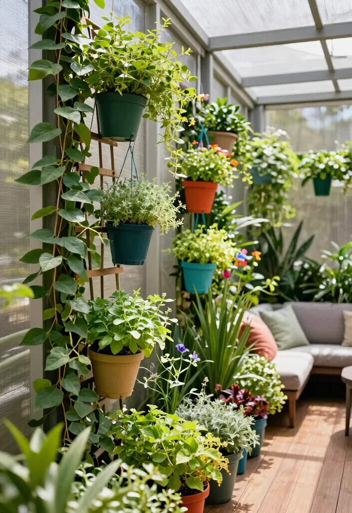 12 Screened In Patio Ideas That Keep Bugs Out Without Blocking Views - 1. Vertical Gardens for a Lush Green Look 1