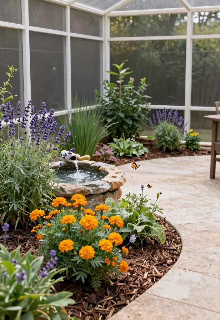 12 Screened In Patio Ideas That Keep Bugs Out Without Blocking Views - 3. Eco-Friendly Pest Control Landscaping 1
