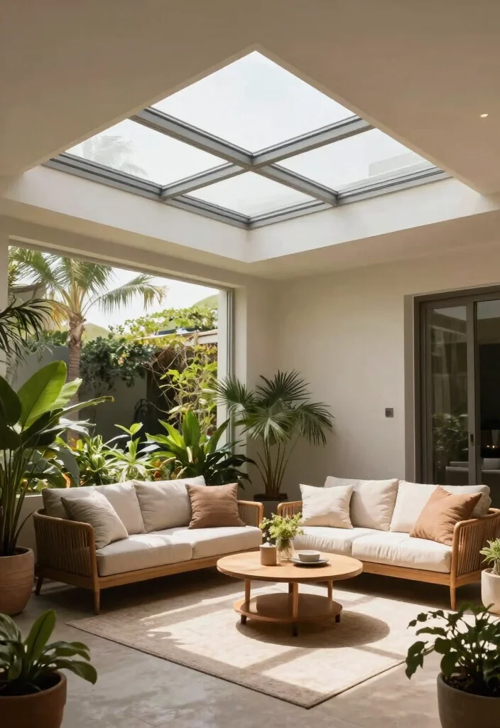 12 Screened In Patio Ideas That Keep Bugs Out Without Blocking Views - 6. Natural Light with Skylights 1