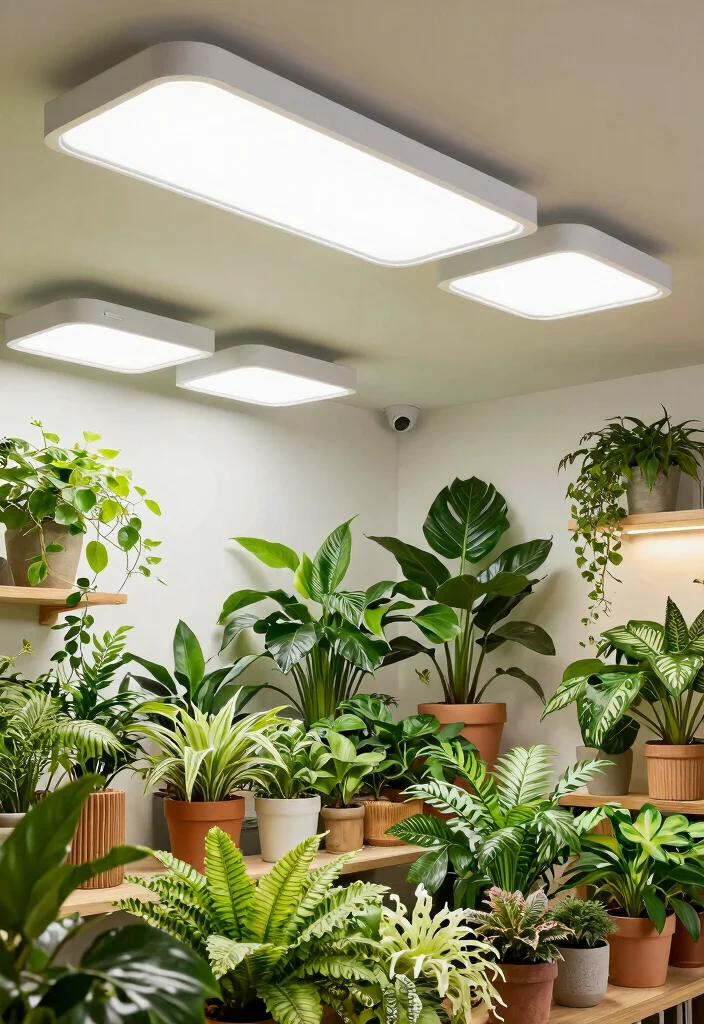 14 Ceiling Lamp Design Ideas That Light the Whole Room Evenly - 11. Energy-Efficient Ceiling Lights for Eco-Friendly Living 1