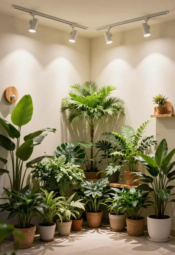 14 Ceiling Lamp Design Ideas That Light the Whole Room Evenly - 7. Track Lighting for Flexible Coverage 1