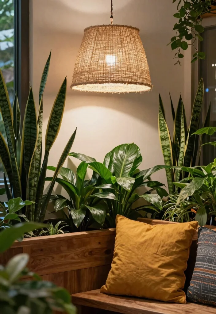 14 Ceiling Lamp Shade Ideas That Soften Harsh Bulbs and Add Style - 7. Natural Fiber Shades 1