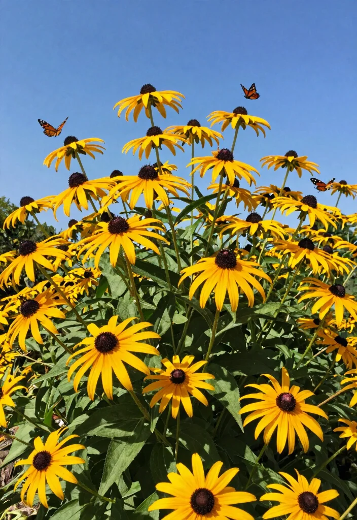 14 Front Yard Flowers That Survive Heat and Look Full All Season - 10. Rudbeckia (Black-eyed Susan) 1