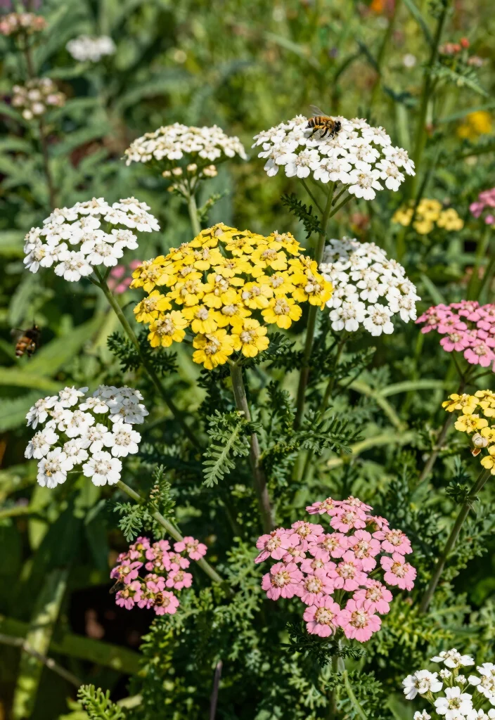 14 Front Yard Flowers That Survive Heat and Look Full All Season - 12. Yarrow 1