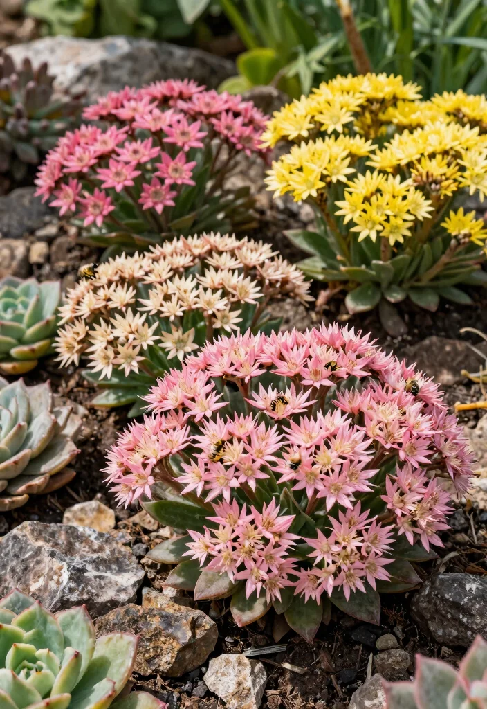 14 Front Yard Flowers That Survive Heat and Look Full All Season - 13. Sedum 1