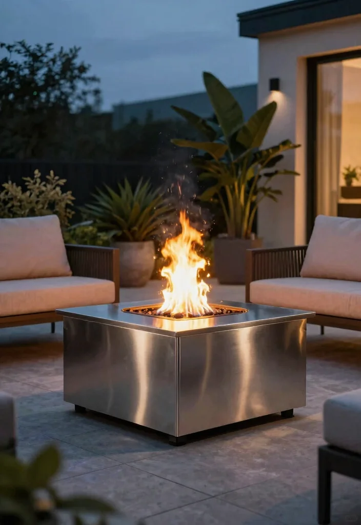 14 Garden Fire Pit Ideas That Blend Into Landscaping and Stay Safe - 13. Eco-Friendly Bioethanol Fire Pit 1