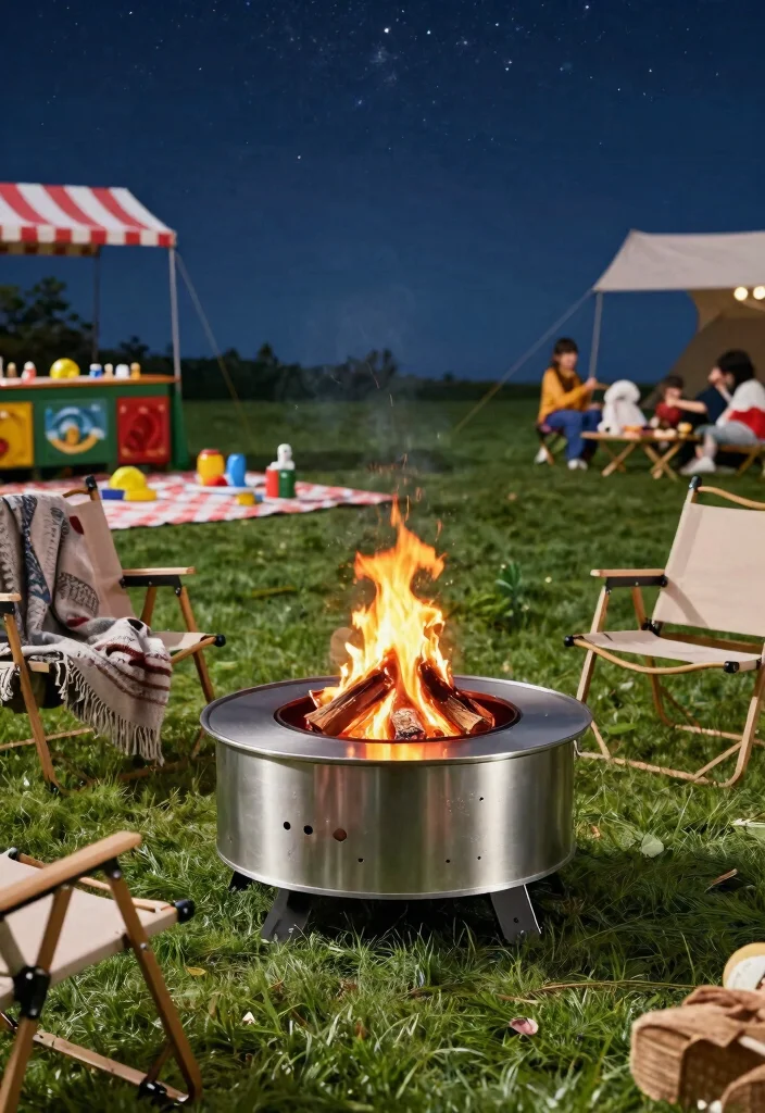 14 Garden Fire Pit Ideas That Blend Into Landscaping and Stay Safe - 14. Portable Fire Pit for Flexibility 1