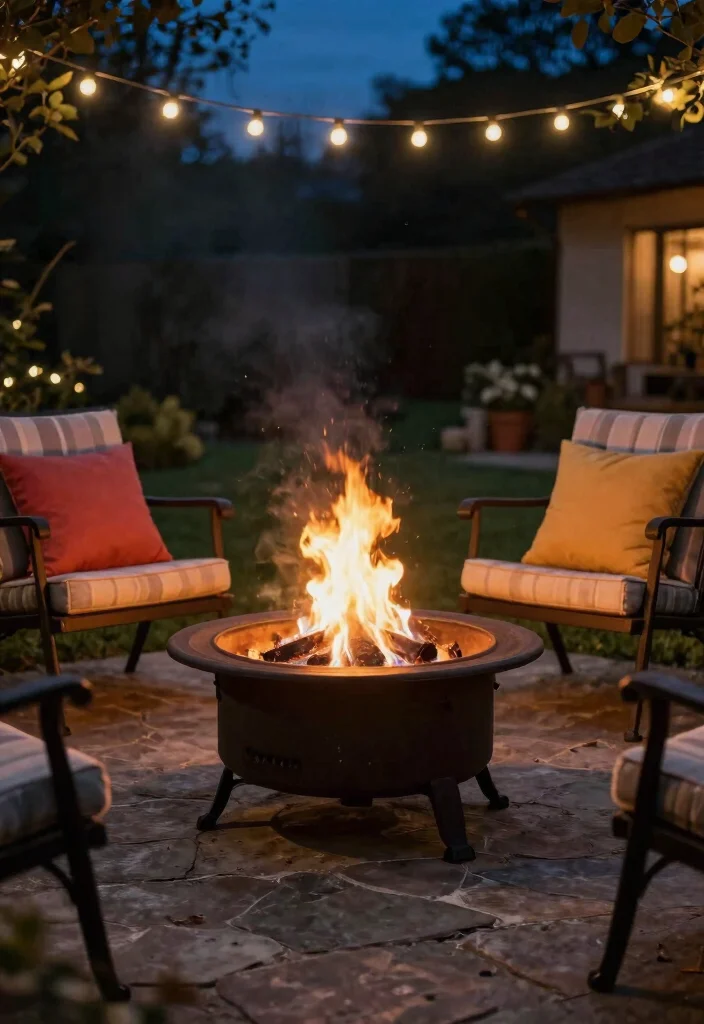 14 Outdoor Fire Pit Ideas That Work on Tight Budgets - 10. Cast Iron Fire Pit 1