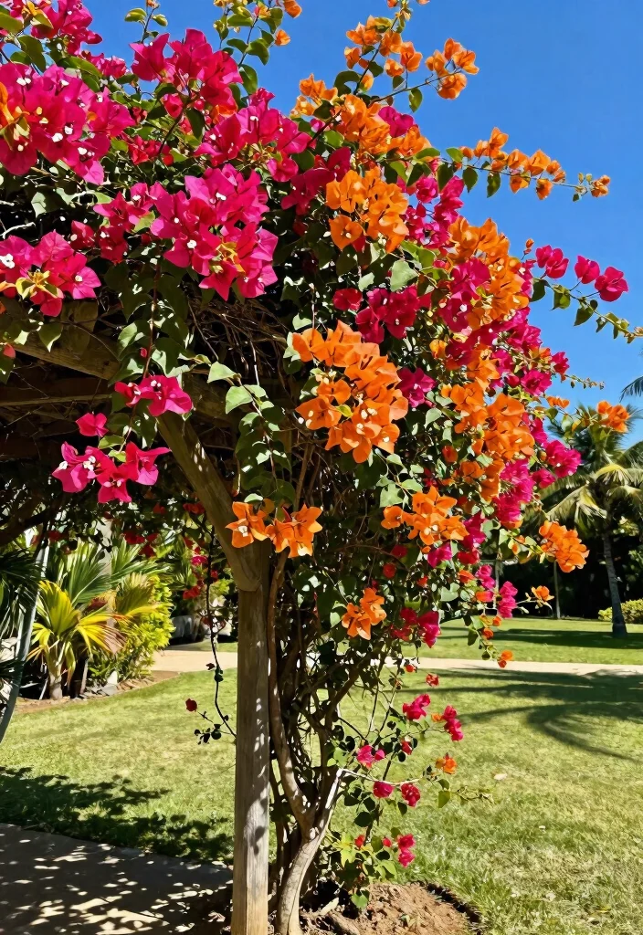 14 Outdoor Tropical Plants for Full Sun That Don't Need Shade - 2. Bougainvillea 1