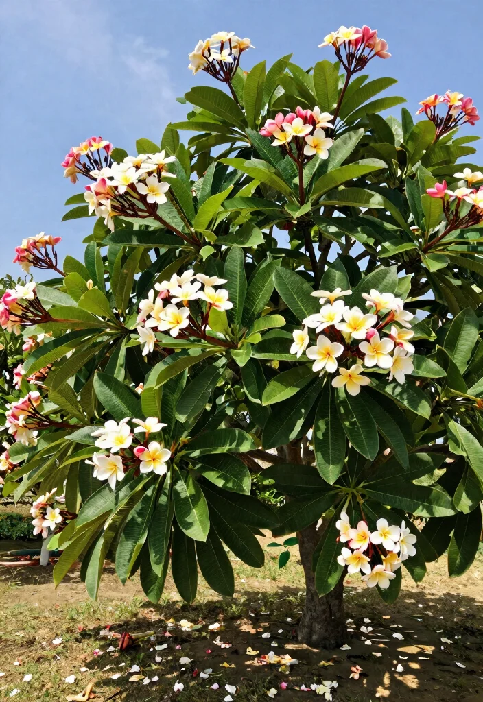 14 Outdoor Tropical Plants for Full Sun That Don't Need Shade - 4. Plumeria 1