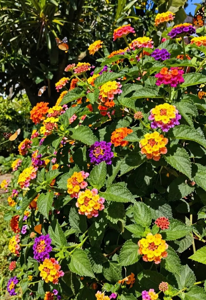 14 Outdoor Tropical Plants for Full Sun That Don't Need Shade - 7. Lantana 1