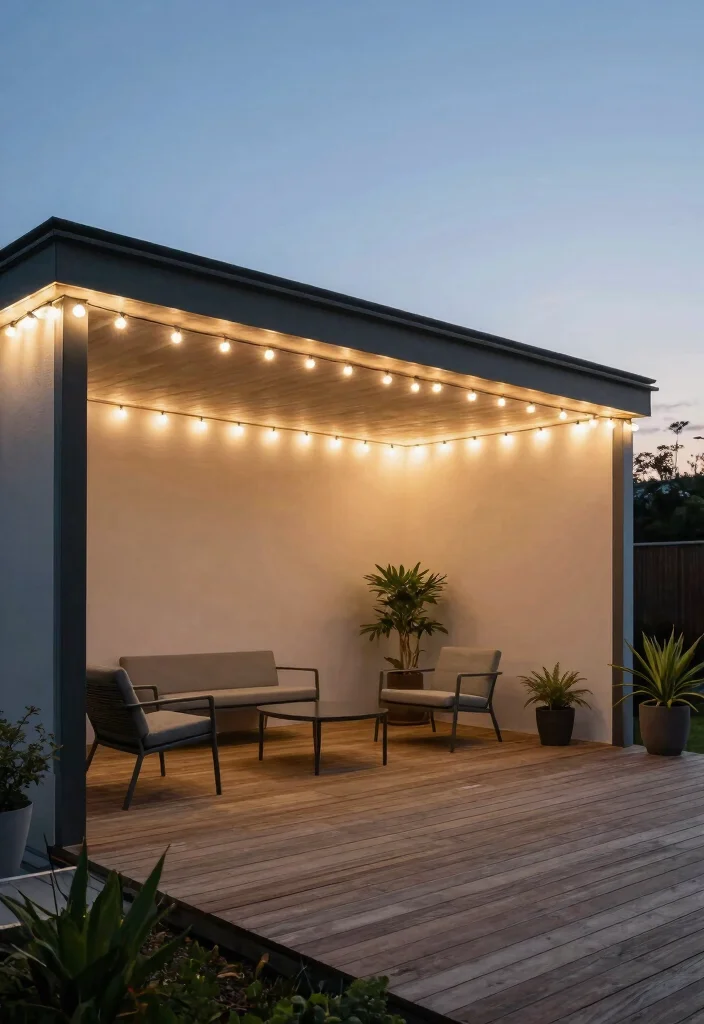 14 Porch String Lights That Don't Tangle or Burn Out Fast - 6. Minimalist Styling: Simple and Chic Designs 1