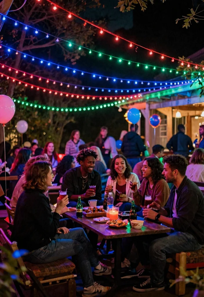 14 Porch String Lights That Don't Tangle or Burn Out Fast - 7. Color Changing Lights: Add a Splash of Fun 1