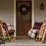 14 Rustic Christmas Front Porch Ideas on a Budget That Feel Cozy