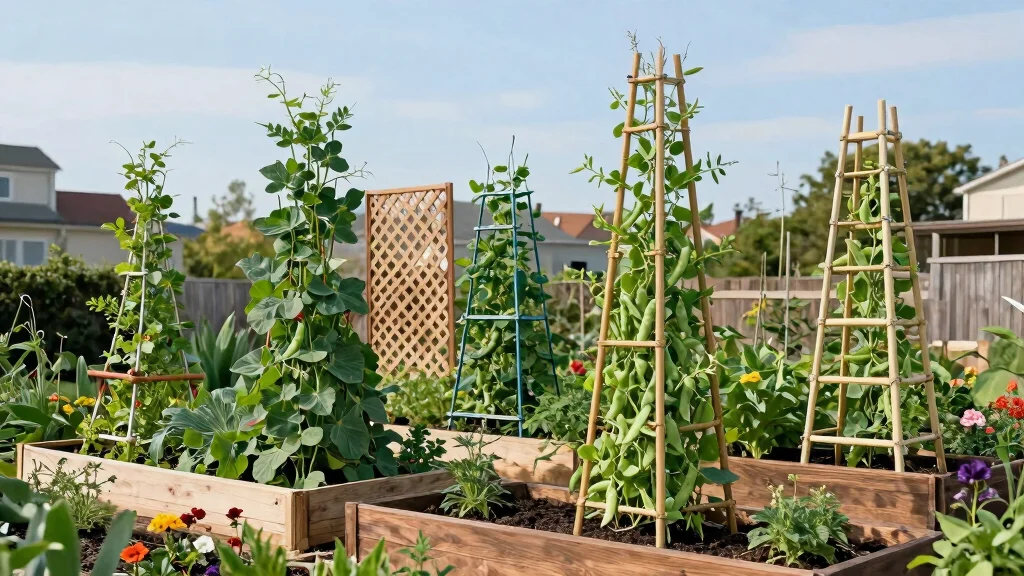 14 Snap Pea Trellis Ideas That Fit in Raised Beds and Small Plots