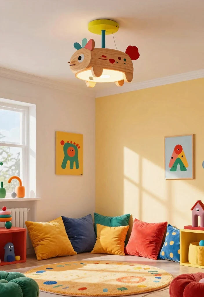 14 Wood Ceiling Lamp Ideas That Add Warmth Without Going Rustic - 10. Bright and Bold: Colorful Wood Ceilings 1