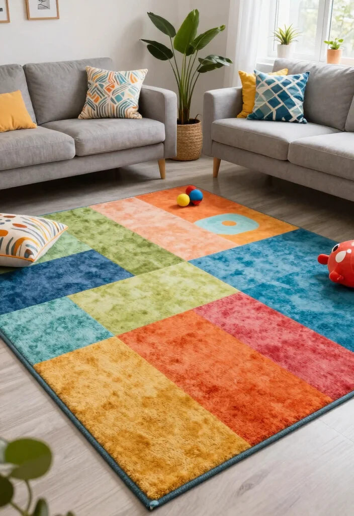 15 Farmhouse Rugs Living Room Ideas That Hide Stains and Wear - 15. Multi-Purpose Rugs 1