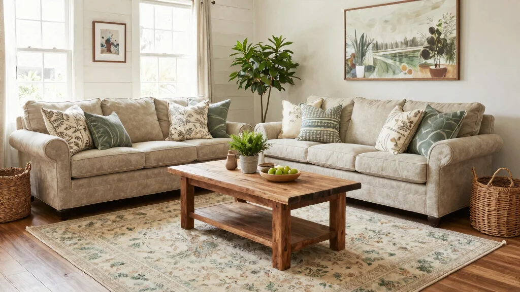 15 Farmhouse Rugs Living Room Ideas That Hide Stains and Wear