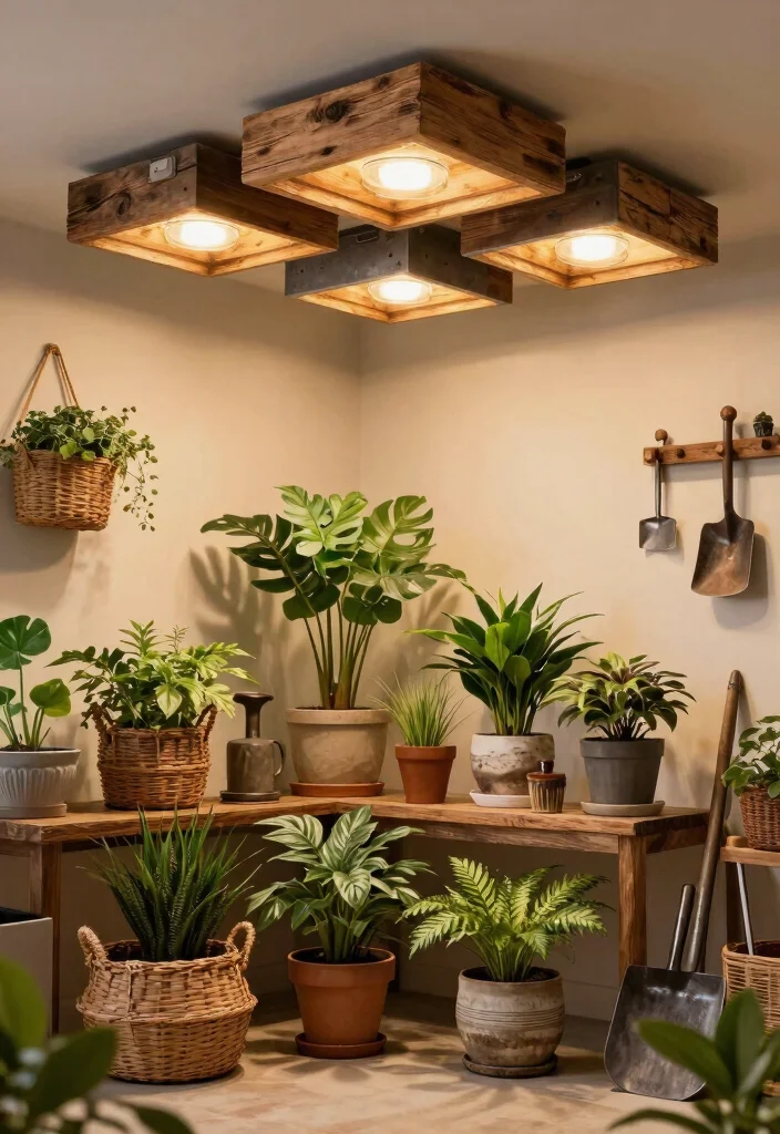 15 Flush Ceiling Lights for Low Ceilings That Don't Feel Cramped - 13. Rustic Flush Lights 1