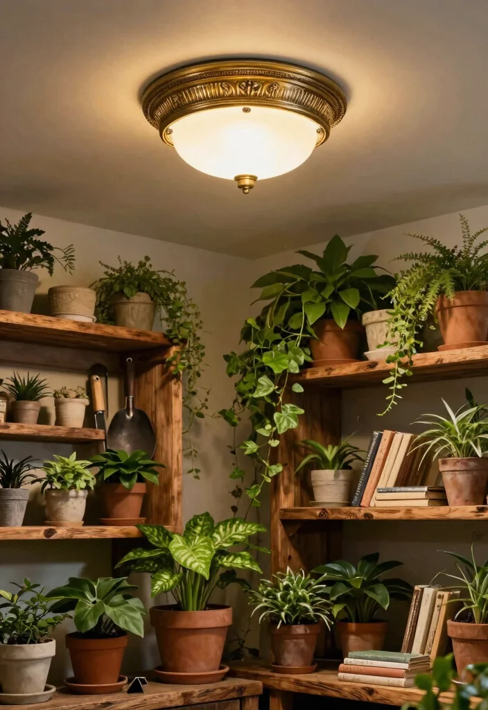 15 Flush Ceiling Lights for Low Ceilings That Don't Feel Cramped - 2. Vintage-Inspired Flush Lights 1