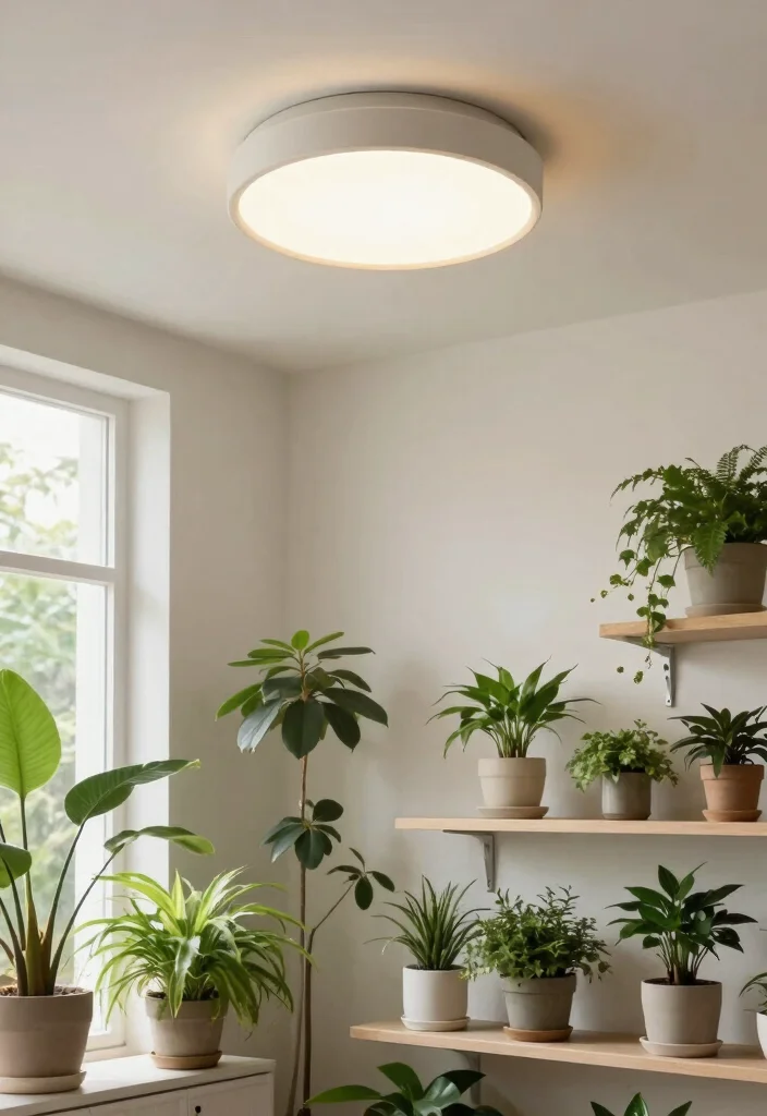 15 Flush Ceiling Lights for Low Ceilings That Don't Feel Cramped - 5. Minimalist Flush Mounts 1