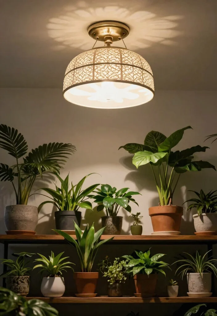 15 Flush Ceiling Lights for Low Ceilings That Don't Feel Cramped - 9. Flush Lights with Decorative Shades 1