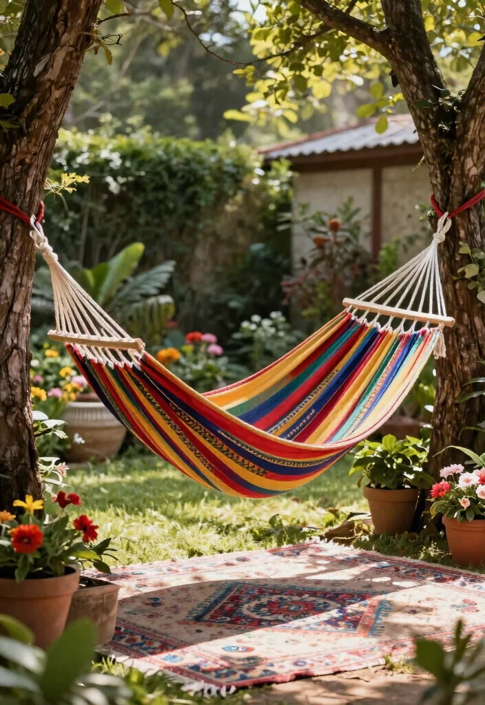 15 Hamacas para Patio Que Caben en Espacios Pequeños - 1. Compact Colombian Hammock 1