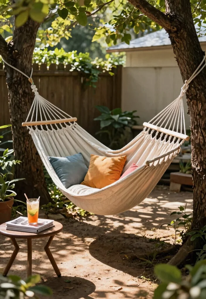 15 Hamacas para Patio Que Caben en Espacios Pequeños - 10. Quilted Hammock 1