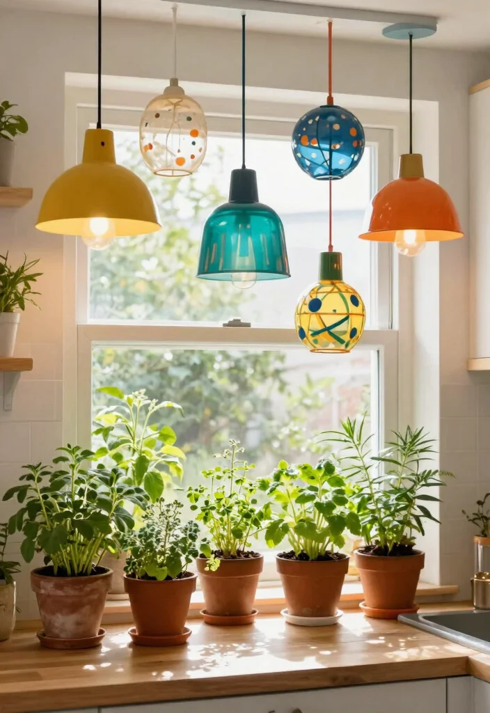 15 LED Ceiling Lights Ideas That Save Energy Without Looking Clinical - 9. Fun Pendant Lights for Playful Spaces 1