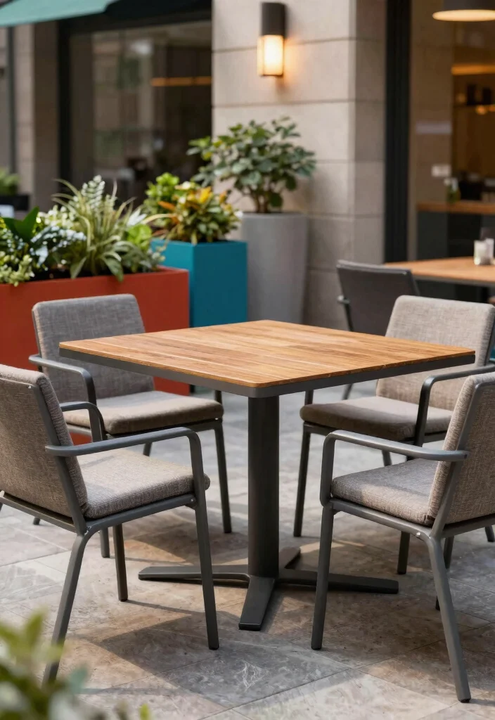 15 Modern Patio Furniture Ideas That Withstand Rain and Sun - 11. Mixed Material Designs 1