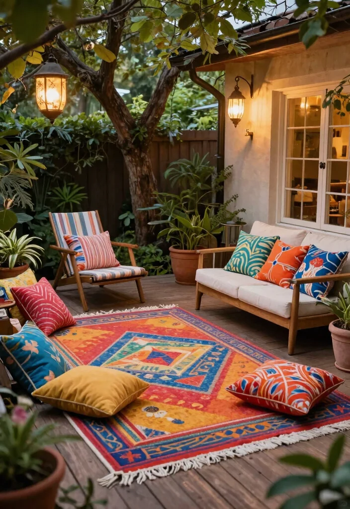 15 Modern Patio Furniture Ideas That Withstand Rain and Sun - 14. Accents and Accessories 1