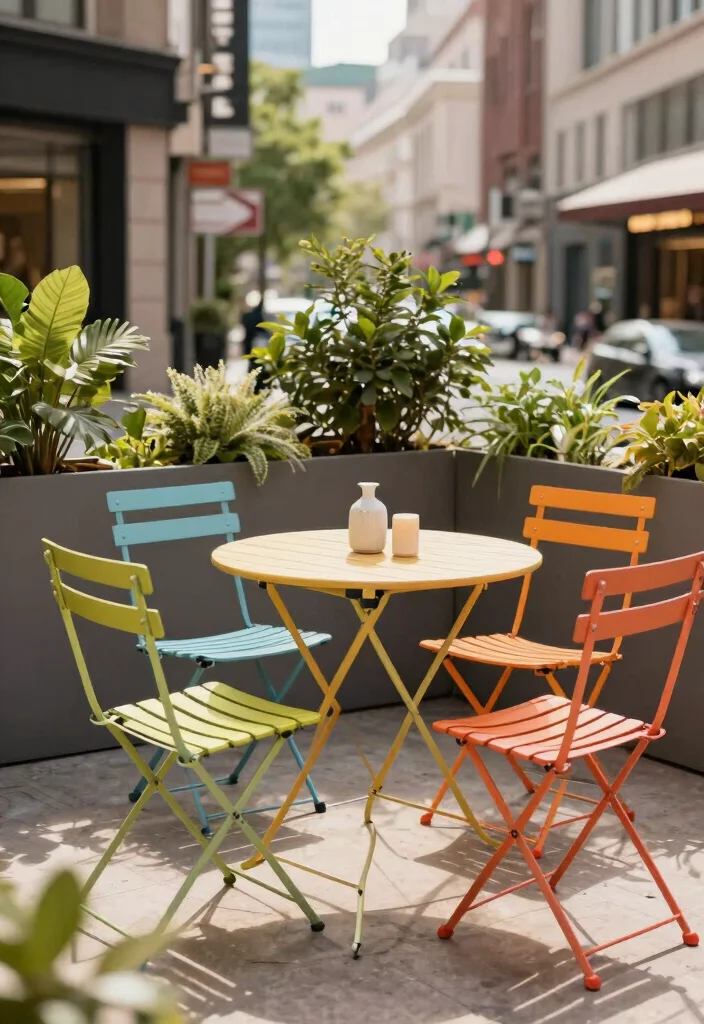 15 Modern Patio Furniture Ideas That Withstand Rain and Sun - 4. Modern Folding Furniture 1