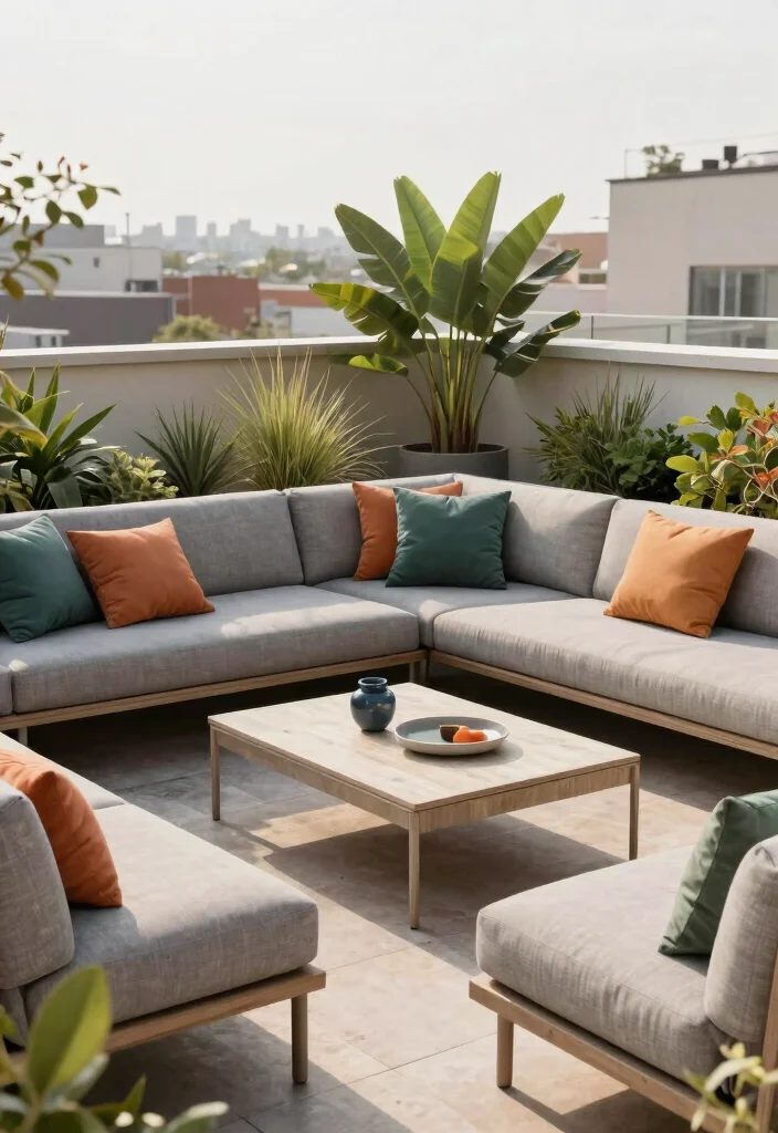 15 Modern Patio Furniture Ideas That Withstand Rain and Sun - 5. Stylish Modular Sofa Sets 1