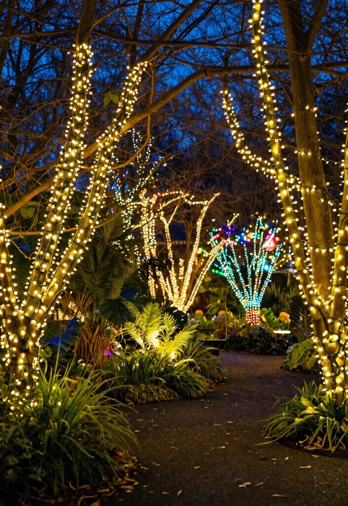 15 Outdoor Christmas Decor Ideas That Survive Wind and Rain - 2. Waterproof String Lights 1