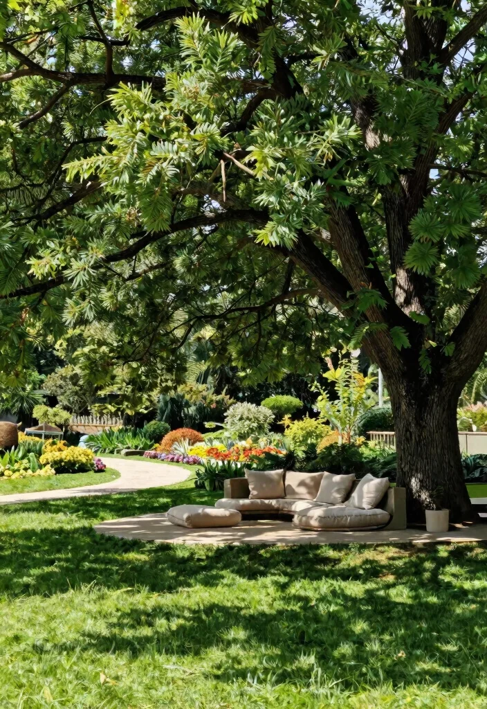 15 Patio Covers Attached to House That Block Sun Without Full Construction - 6. Shade Trees for Natural Canopy 1