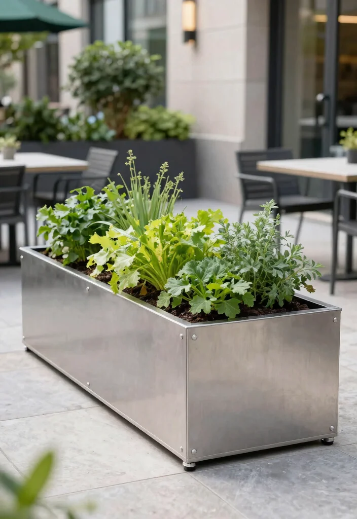 15 Patio Raised Garden Beds That Fit on Concrete or Pavers - 10. Metal Raised Beds 1