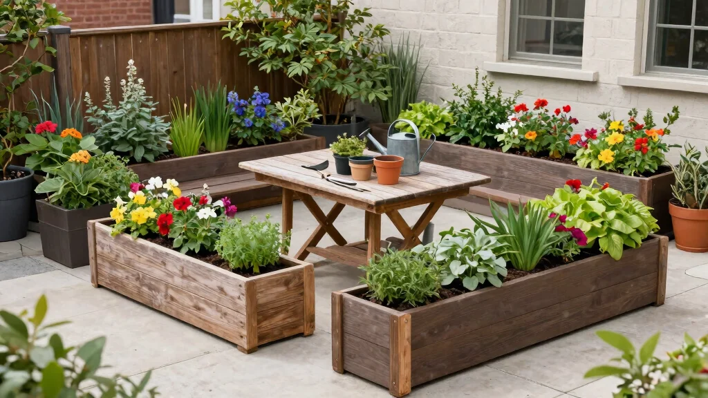 15 Patio Raised Garden Beds That Fit on Concrete or Pavers