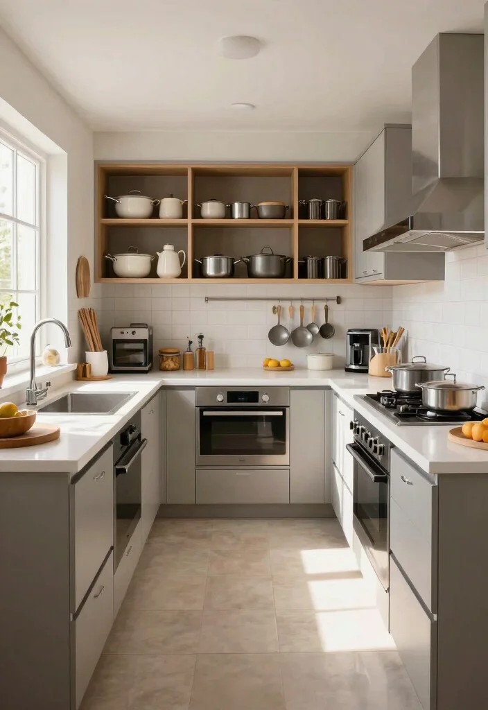 15 White Farmhouse Kitchen Ideas That Actually Stay Clean - 10. Create a Functional Layout 1