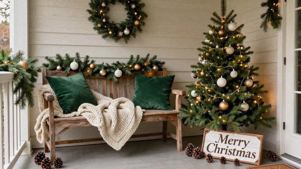 18 Porch Christmas Decorations That Stay Put Through Wind and Weather