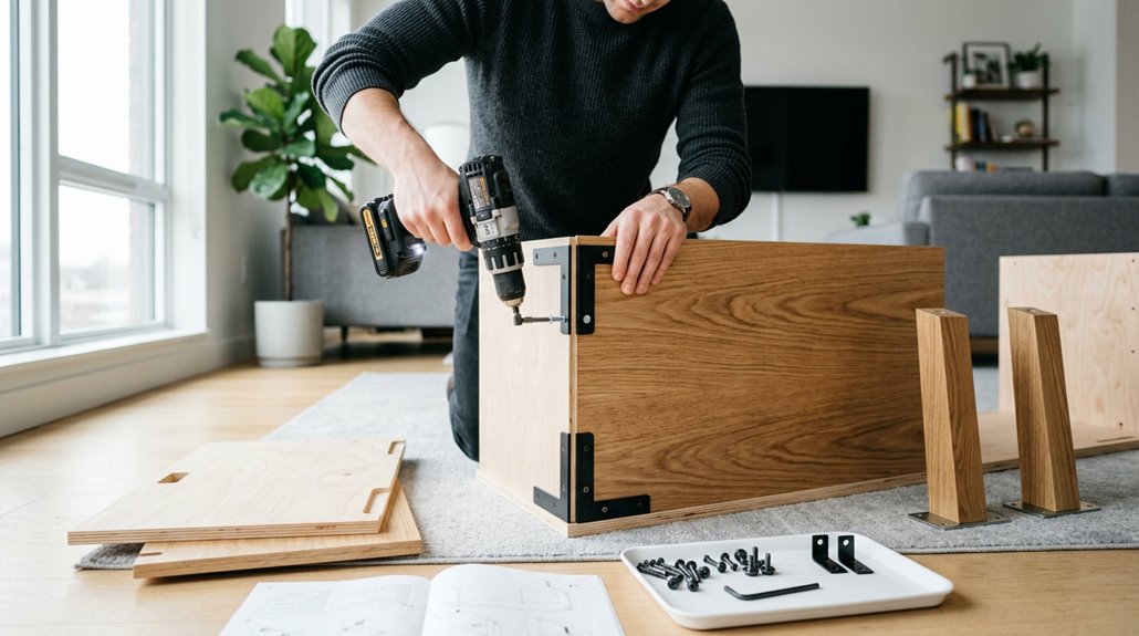 build your own tv stand