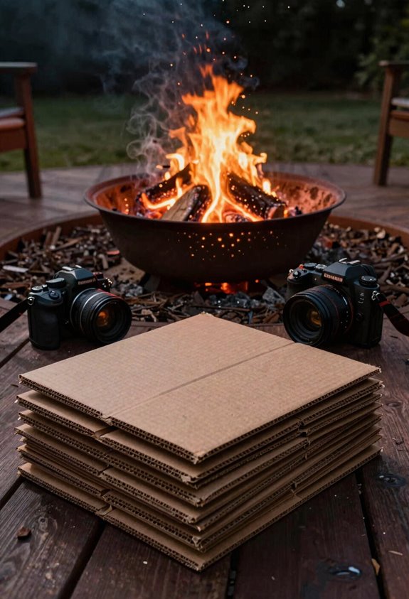 How to Safely Burn Cardboard in Your Fire Pit 2 burning cardboard risks fumes creosote