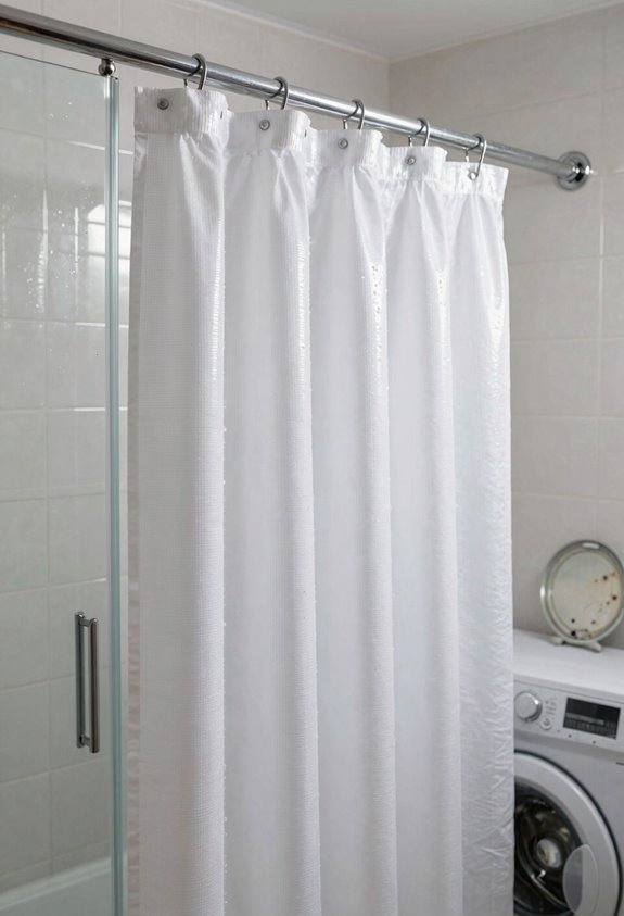 Can You Put Your Shower Curtain in the Washing Machine? 2 can wash shower curtains safely