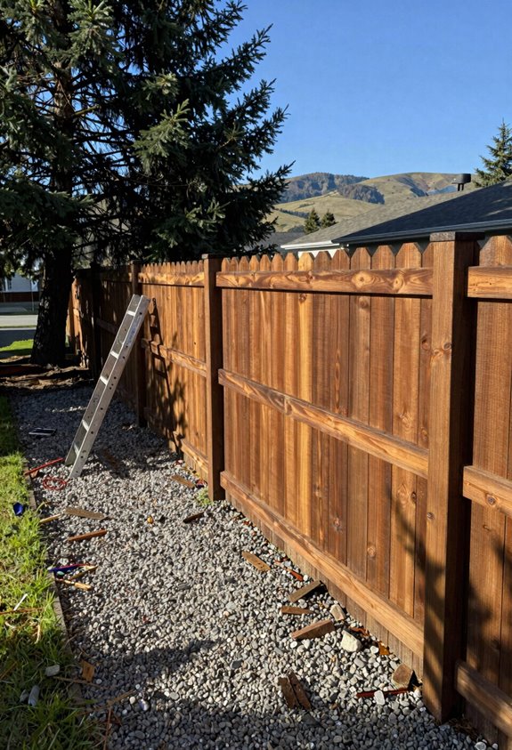5 Factors That Affect Fence Staining Costs 4 climate access and budget impact
