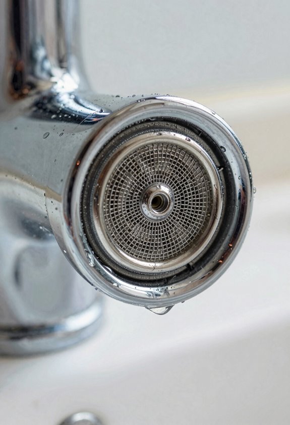 faucet aerator mixes air