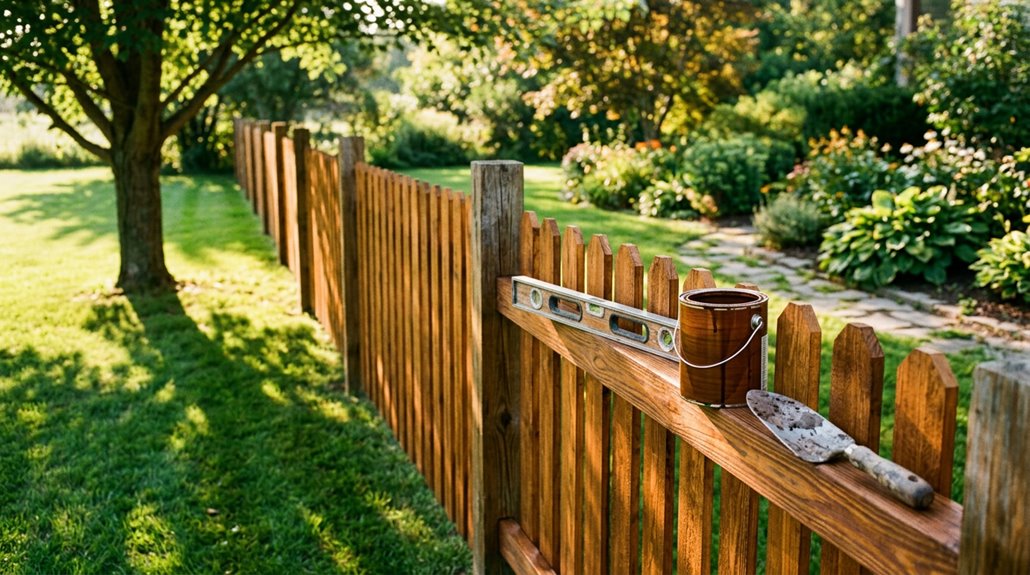 fence staining cost influencers factors