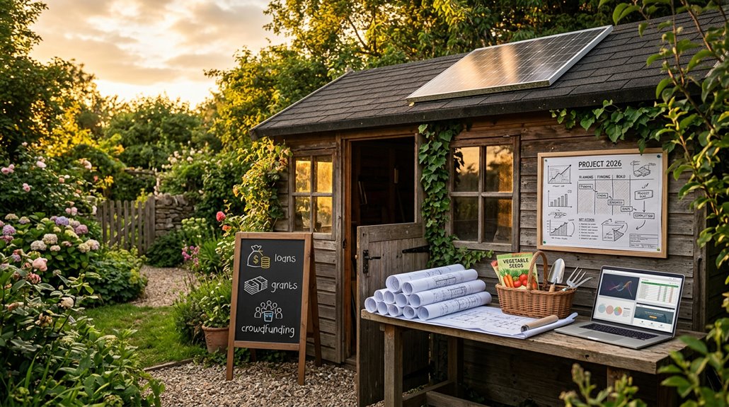five quick shed funding options